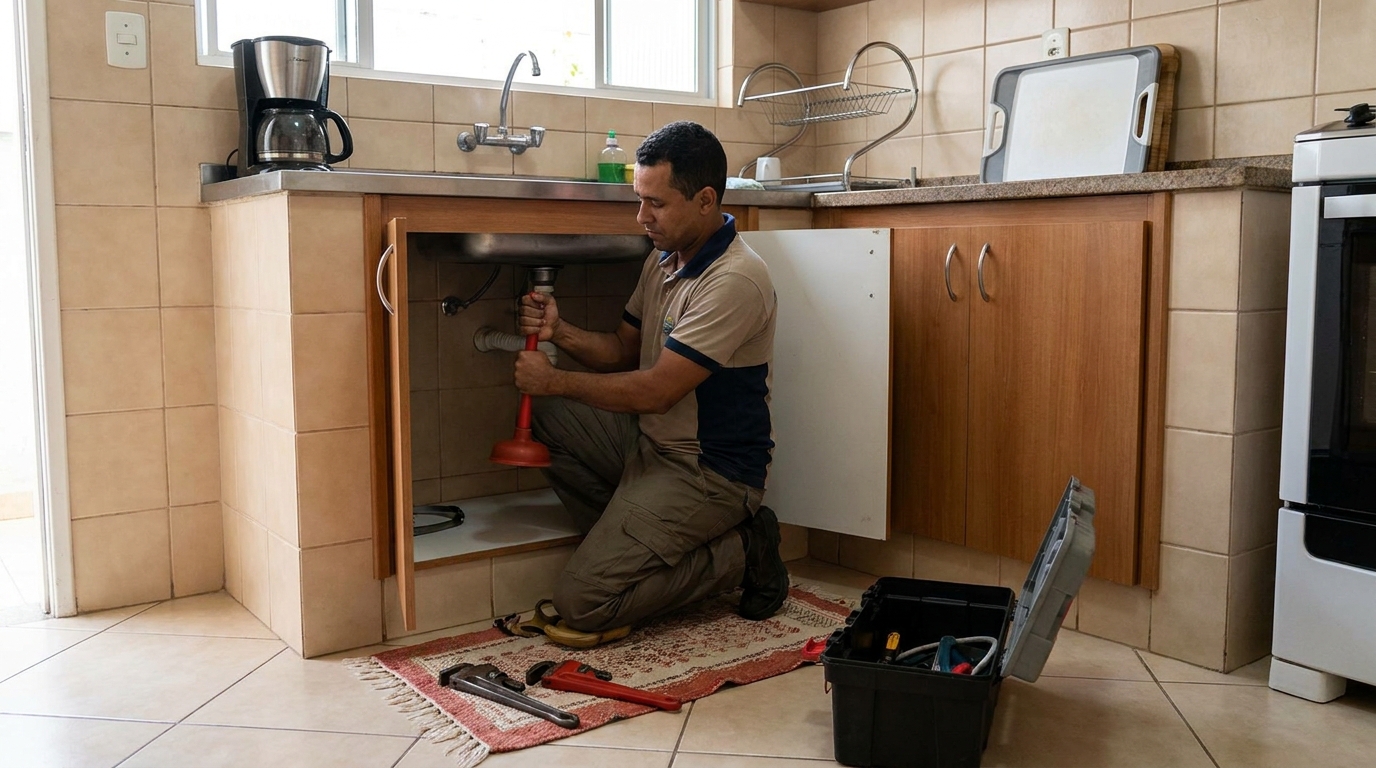 Desobstrução de Sifão em Contagem‑MG